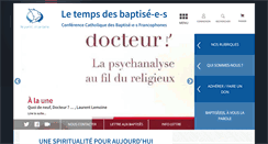 Desktop Screenshot of baptises.fr