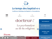 Tablet Screenshot of baptises.fr